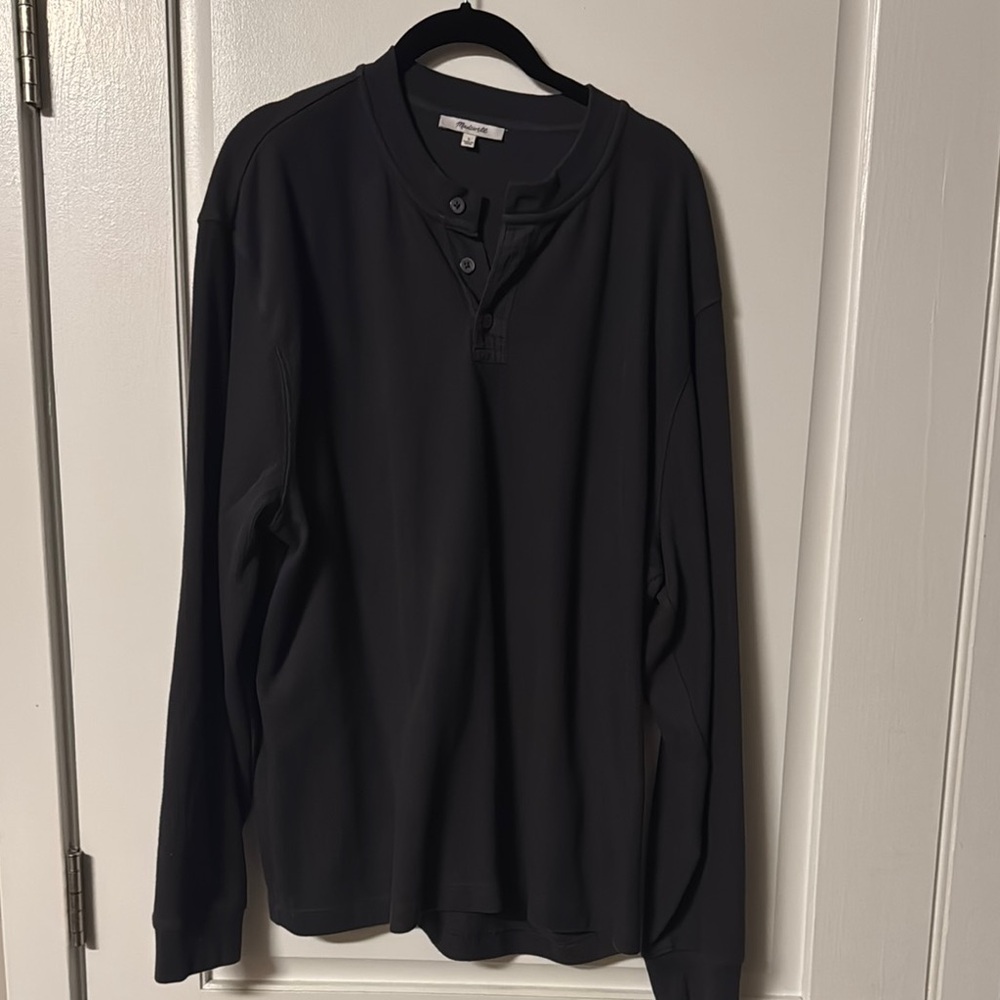 Madewell Charcoal Thermal Top